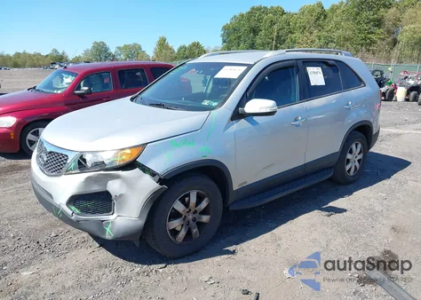 2011 Kia Sorento Lx V6 из США, поврежденный, VIN 5XYKTDA2XBG169589